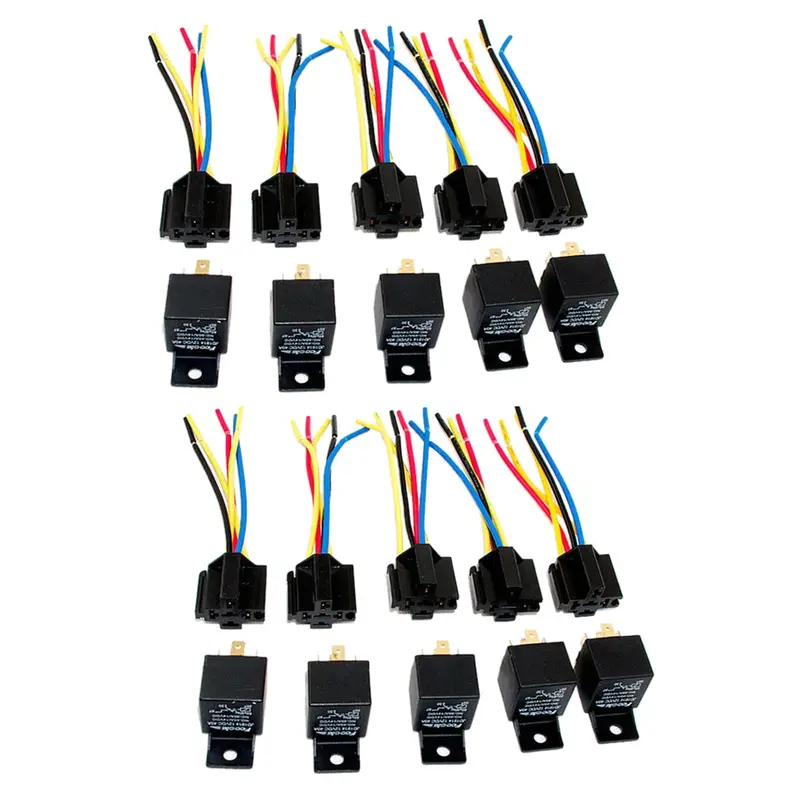12V 40A Spdt Automotive Relay Kit – Includes Wiring Harness & Socket 1