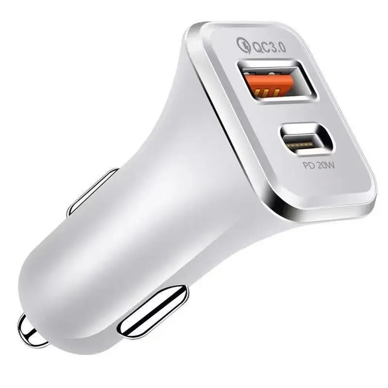18W Pd Fast-Charging Car Adapter – Usb-C Power Delivery + Qc3.0 Dual-Port Charger With Ce Certification 1