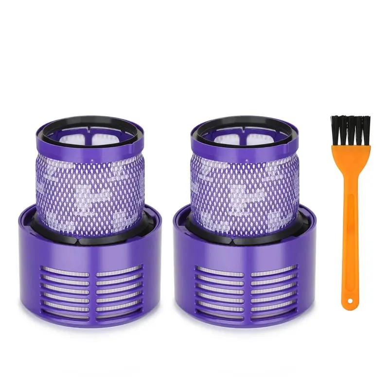 2-Pack Dyson V10 Vacuum Filter Replacement – Washable, High-Efficiency Hepa-Compatible Filters 1