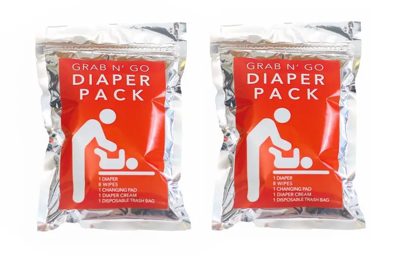 2-Pack Portable Diaper Carry Case For On-The-Go Parents 1