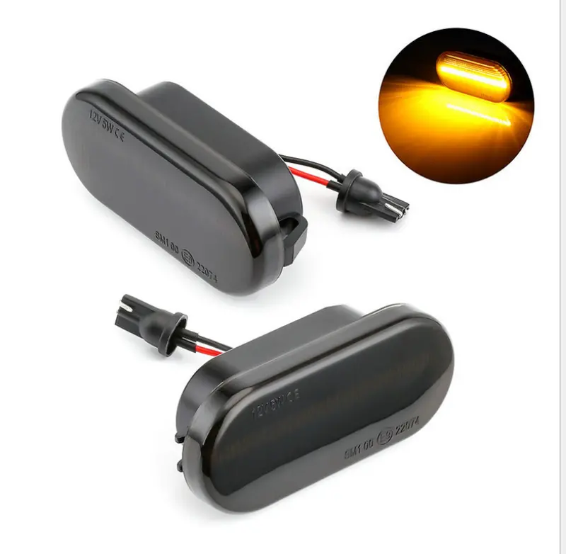 2-Piece Dynamic Led Side Marker Kit Compatible With Vw, Skoda, Seat, And Ford Models 1
