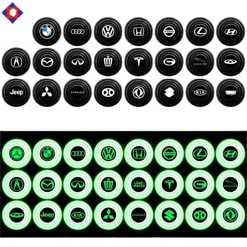 20-Pack Silicone Door Buffer Pads – Glow-In-The-Dark Bumper Protectors 1