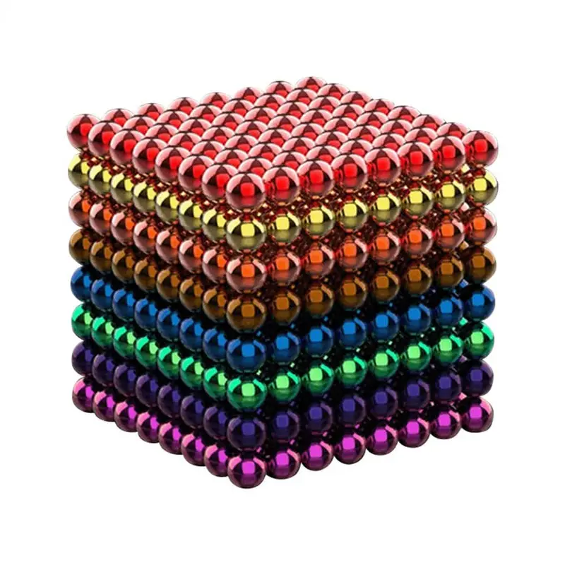 216-Piece Set Of Colorful Rare-Earth Magnetic Balls For Creative Play 1