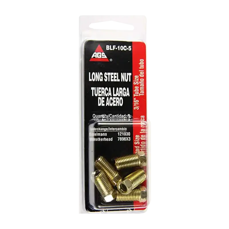 3/16-Inch Diameter × 3/16-Inch Long Steel Hex Nut 1