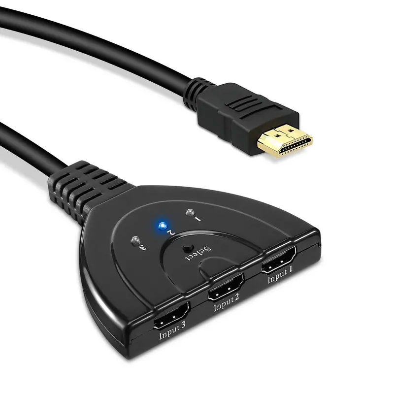 3-In-1 Hdmi Switch/Splitter For 1080P Hdtv Devices 1