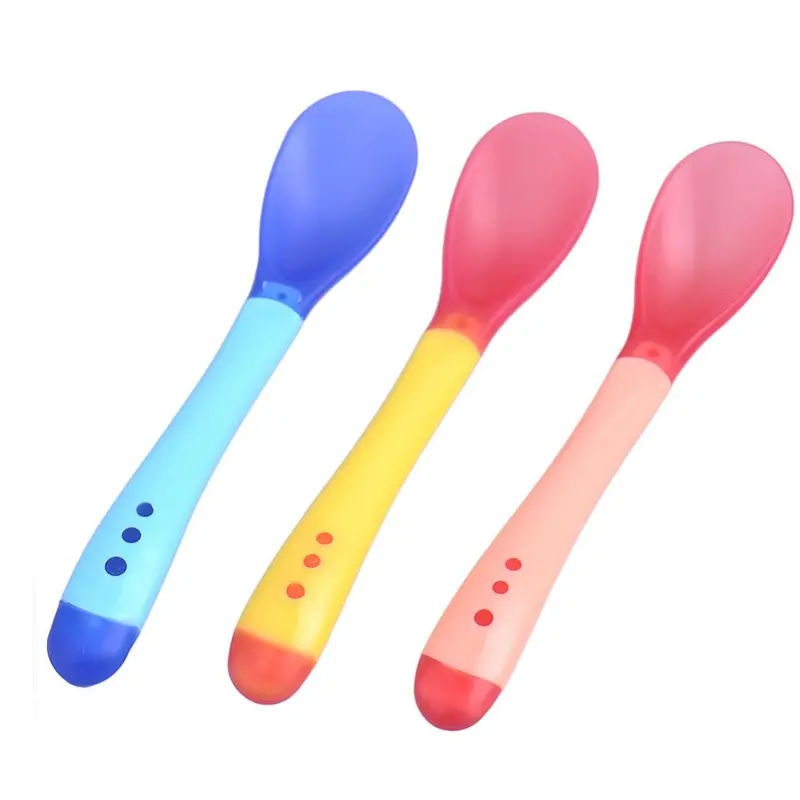 3-Pack Soft Silicone Baby Spoons – Infant Feeding Utensils 1