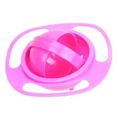 360° Rotating Spill-Proof Baby Feeding Bowl – Gyro-Stabilized Silicone Dish 1