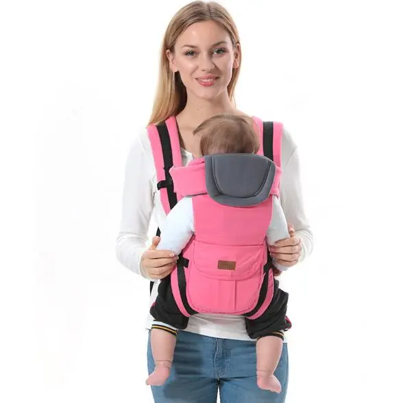 4-In-1 Adjustable Baby Carrier – Front-Facing Ergonomic Sling, Backpack, Wrap & Pouch (0–30 Months) 2