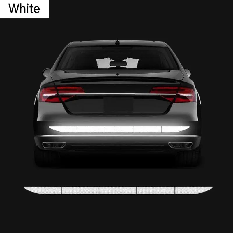 5-Pack Reflective Car Stickers – 91X4Mm Exterior Warning Tape For Trunk & Body 1