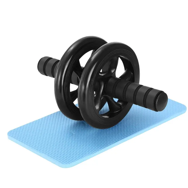 Ab Roller Wheel With Cushioned Knee Pads – Core Fitness Tool 1