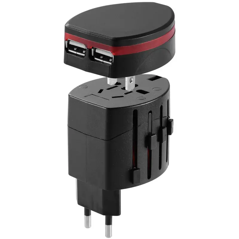 All-In-One International Travel Power Adapter – Compact Universal Wall Charger For Global Outlets 1