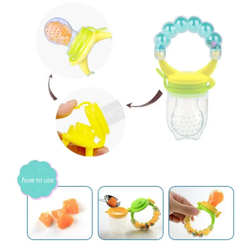 Baby Fruit Feeder Pacifier – Mesh Nipple-Style Food Dispenser For Infants 1