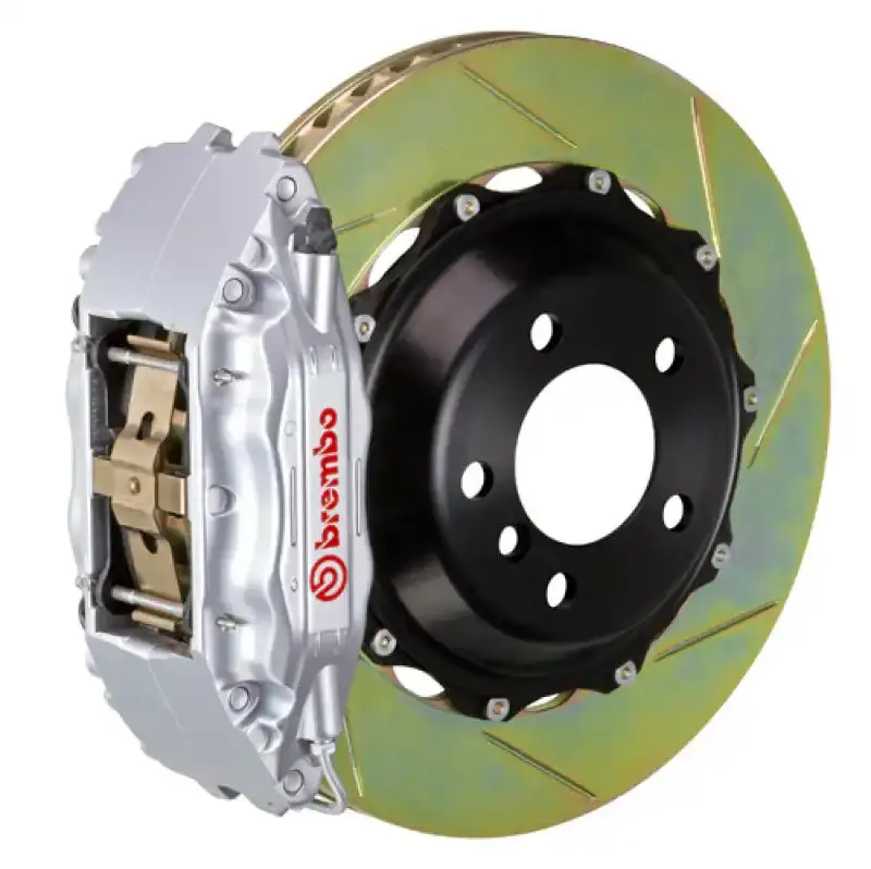 Brembo Gt Front Brake Kit – Slotted 332Mm Two-Piece Rotors & 4-Piston Calipers For 1989–1994 Porsche 911 Carrera 1