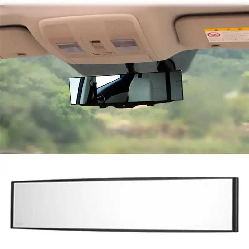 Carprie Wide-Angle Clip-On Rearview Mirror – 300Mm Curved Universal Interior Mirror 1