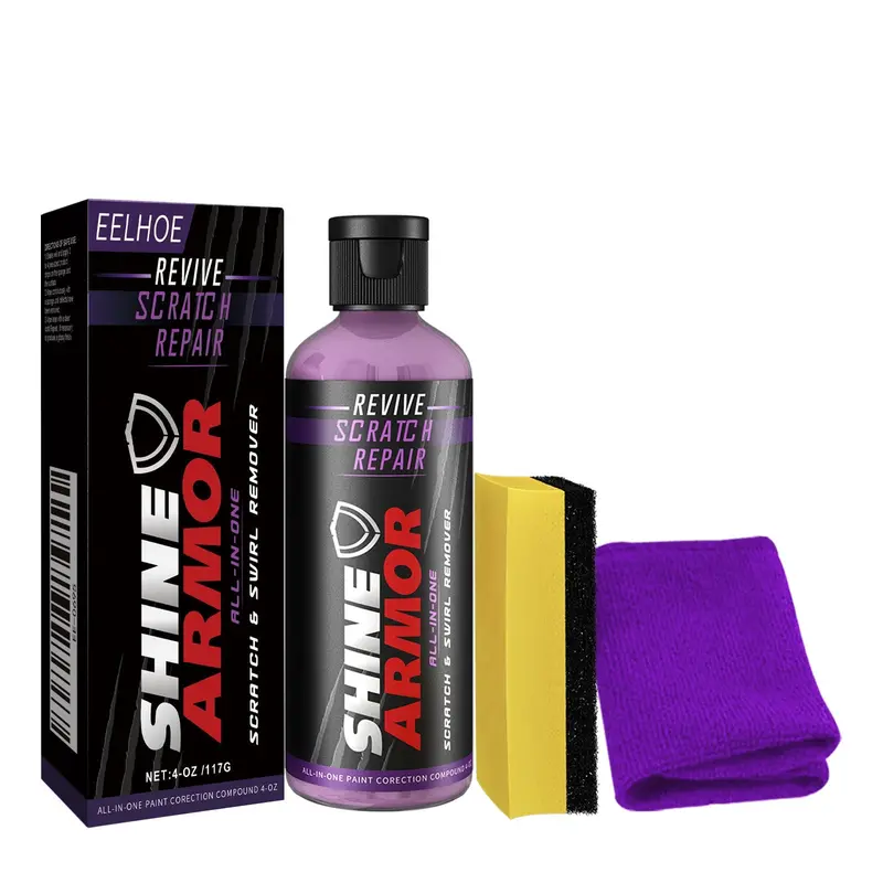 Clear-Coat Safe Scratch Repair Liquid – Auto Finish Restorer & Polish 1