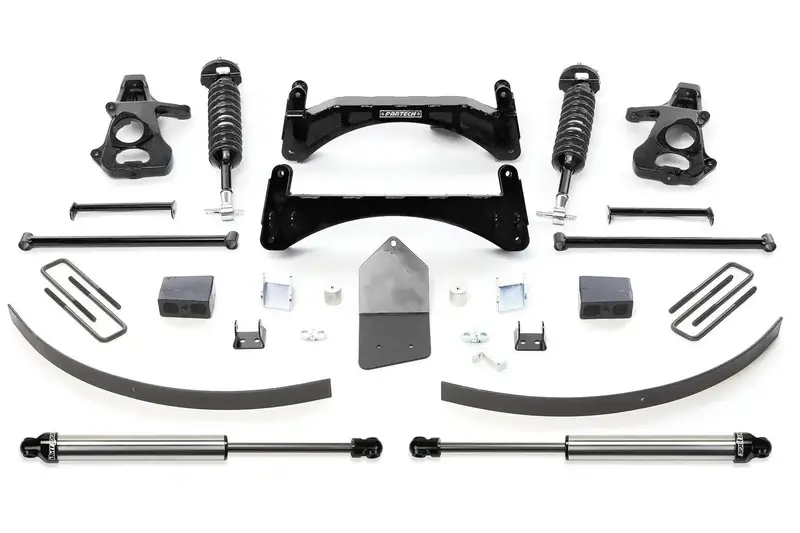 Fabtech K1028Dl 6-Inch Lift System – Includes Dual-Linked Suspension, 2.5-Inch Coilovers, And Rear Dlss For Gm C1500 2Wd (2007–2013) 1