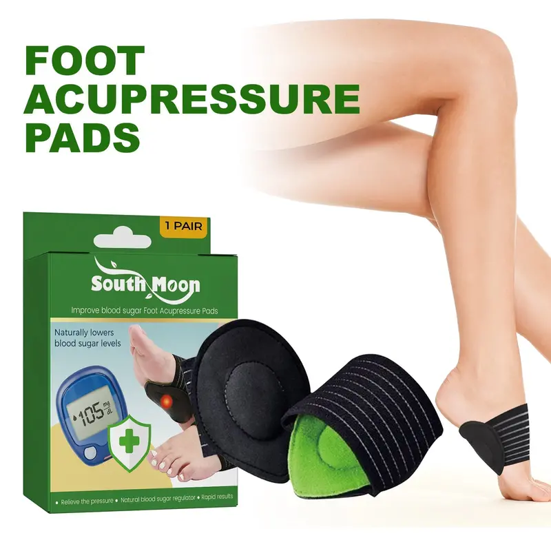 Foot Acupressure Pads For Heel Pain Relief And Reflexology Massage 1