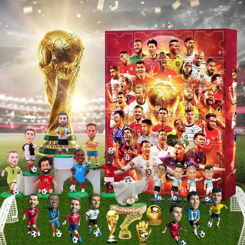 Football-Themed Blind Box Collectibles – World Cup Pvc Star Ornaments With Surprise Designs 1