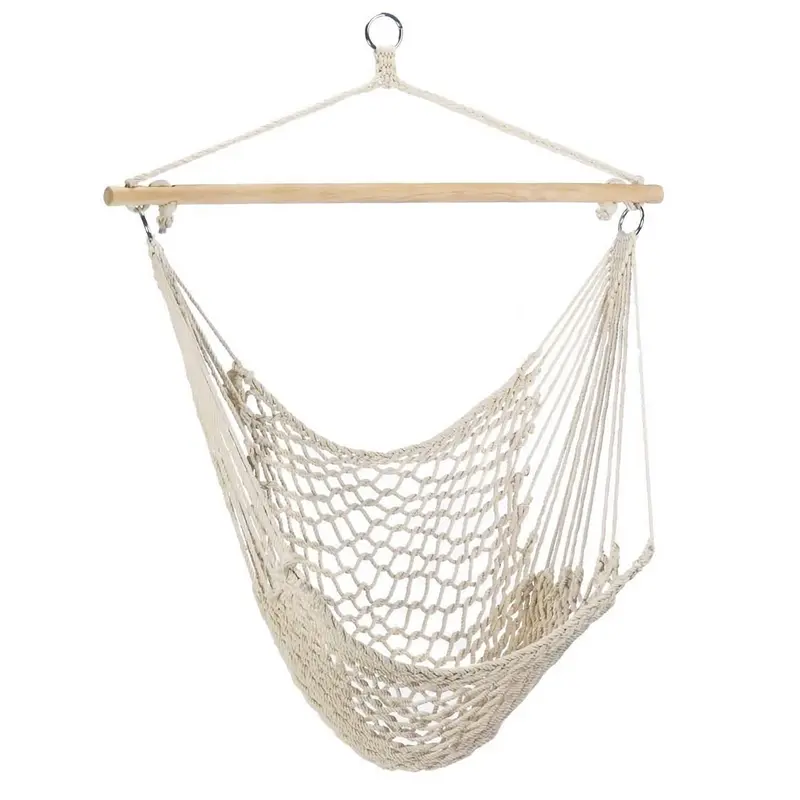 Hanging Hammock Chair – Rope-Suspended Relaxation Seat 1