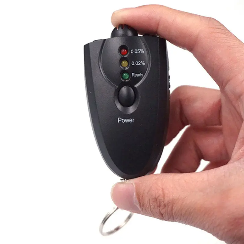Mini Digital Breathalyzer Keychain – Portable Alcohol Tester With Led Flashlight & Instant Readout 1
