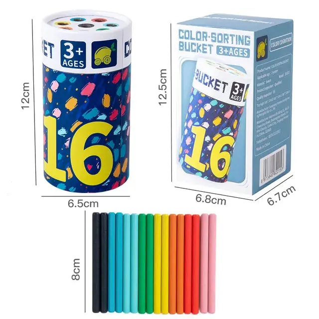 Montessori Color Classification Cups – Toddler Sorting Toy For Ages 1–3 1
