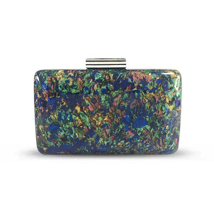 Mother-Of-Pearl Inlay Evening Clutch For Women 1