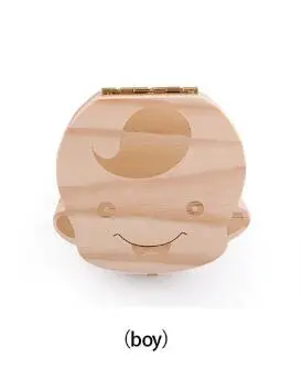 Natural Wooden Teething Box For Babies – Safe, Eco-Friendly Milk Tooth Storage 1