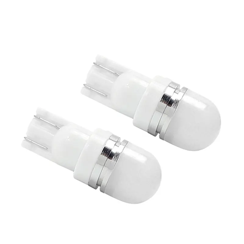 Pack Of 2 T10/W5W Led Bulbs – 194/168 Wedge Base For License Plate, Dome, And Interior Lighting (12V) 1