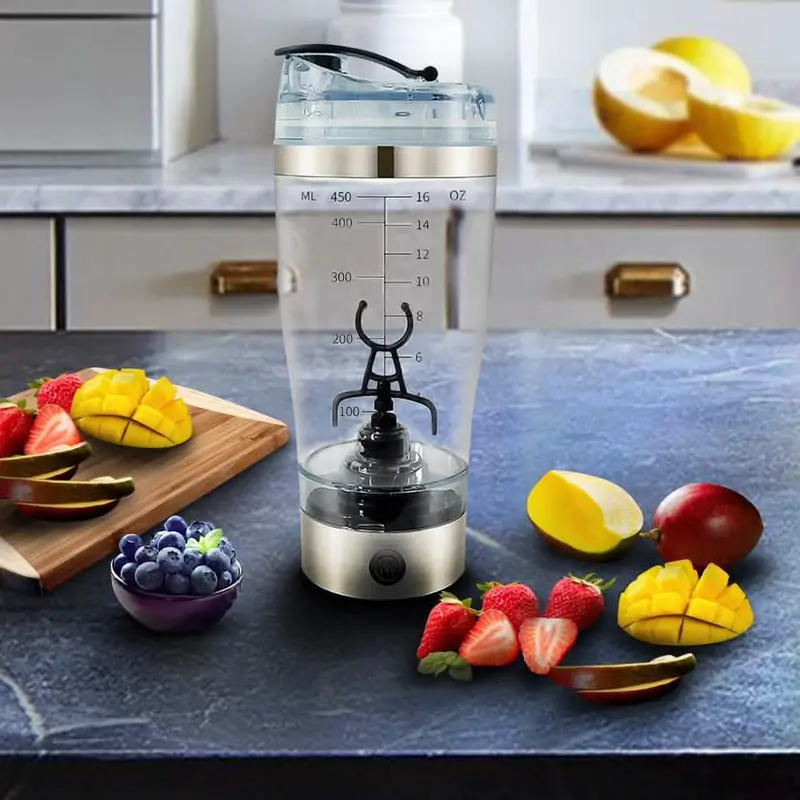 Portable Electric Travel Blender Bottle – Rechargeable & Leak-Resistant 1