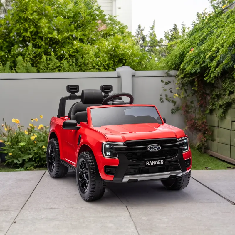 Red 12V Ford Ranger Ride-On Vehicle – Remote-Controlled Toy For Ages 3–6 1
