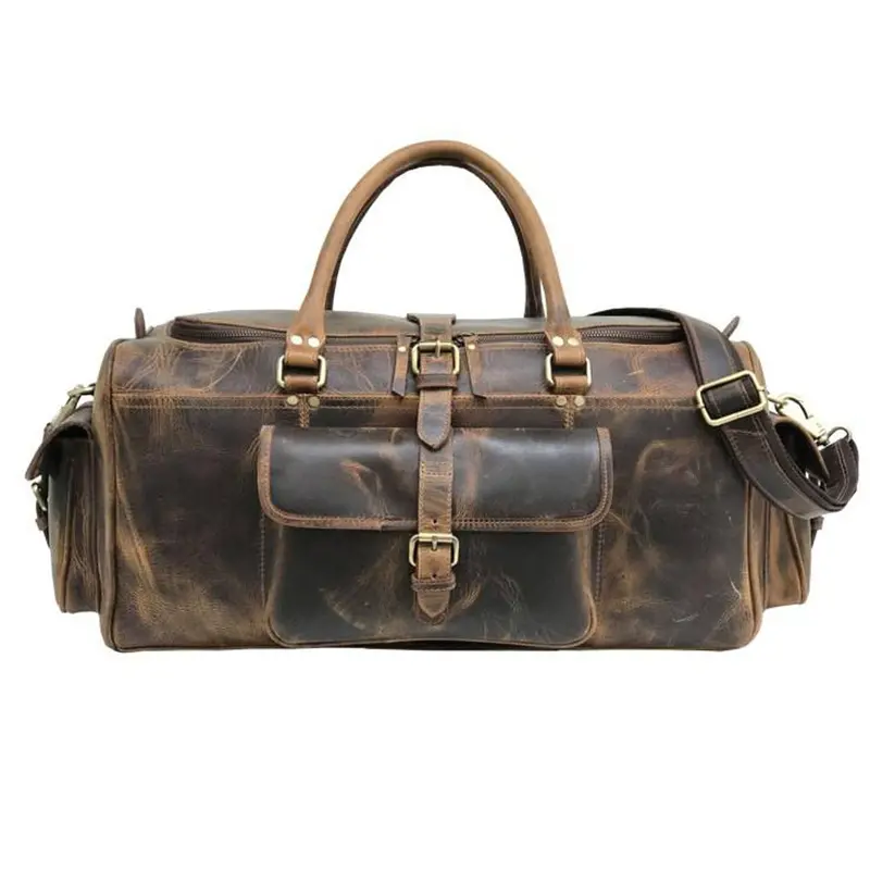 Roosevelt Buffalo Weekender: Heritage-Inspired Leather Weekender Bag 1