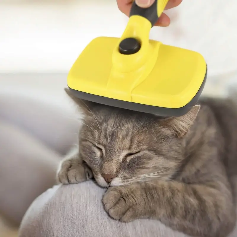 Self-Cleaning Slicker Brush For Dogs And Cats 1