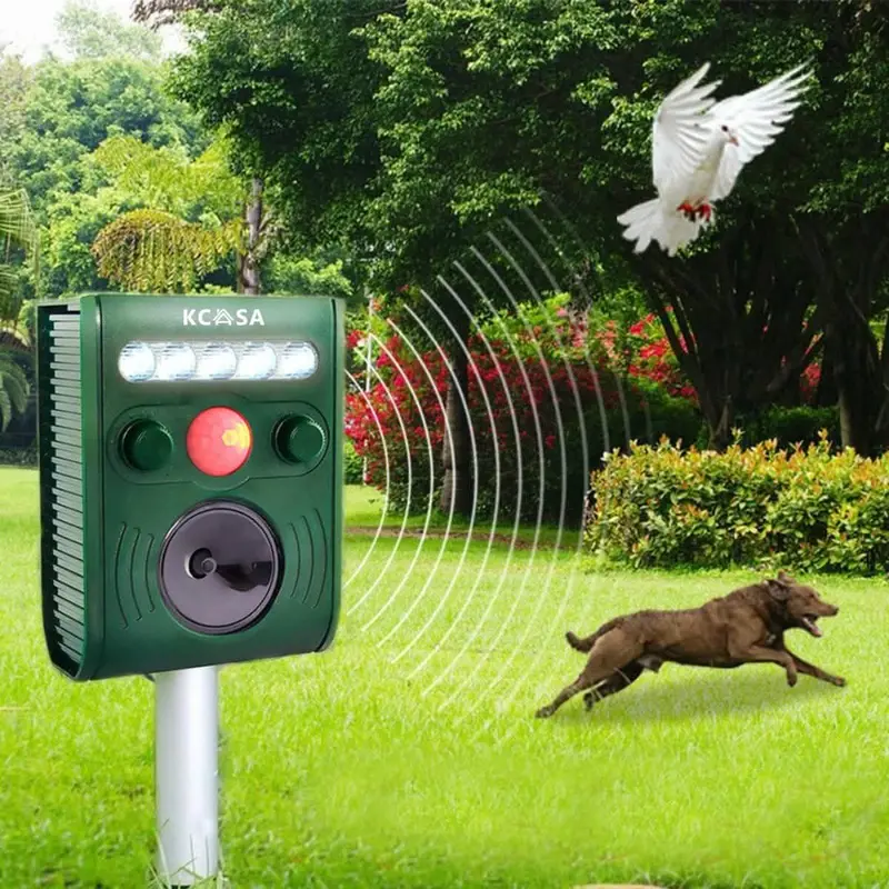 Solar-Powered Ultrasonic Animal Repeller – Motion-Activated Pest Deterrent For Gardens And Yards 1