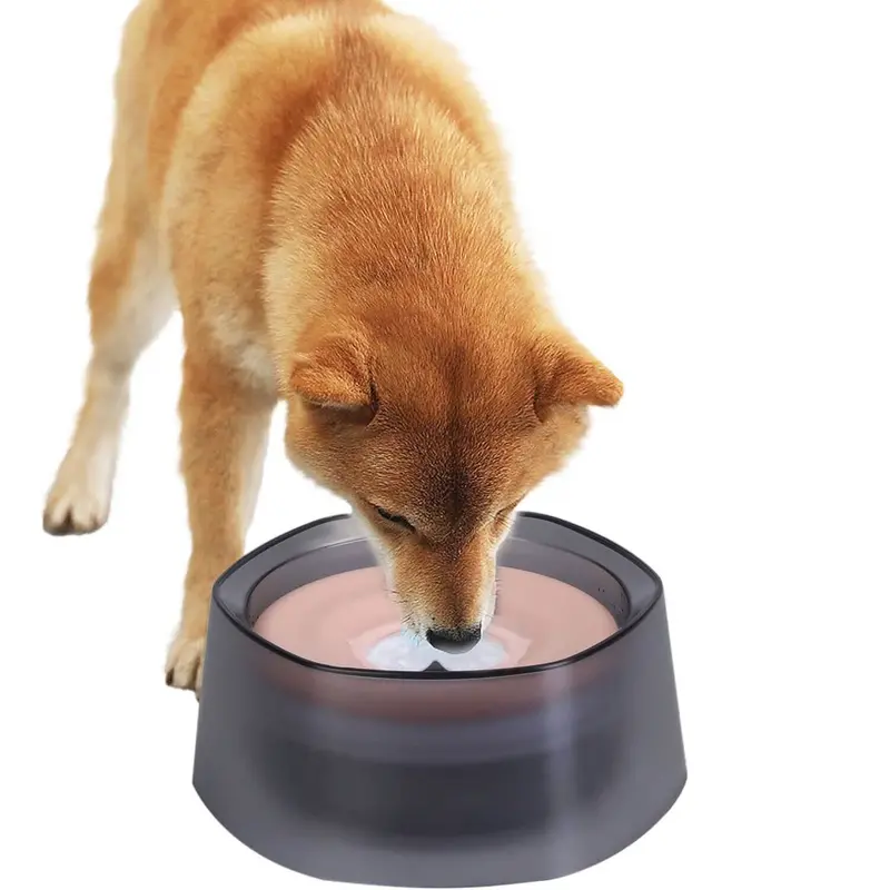 Spill-Resistant Pet Water Bowl For Dogs And Cats – Slow-Flow Hydration Feeder 1