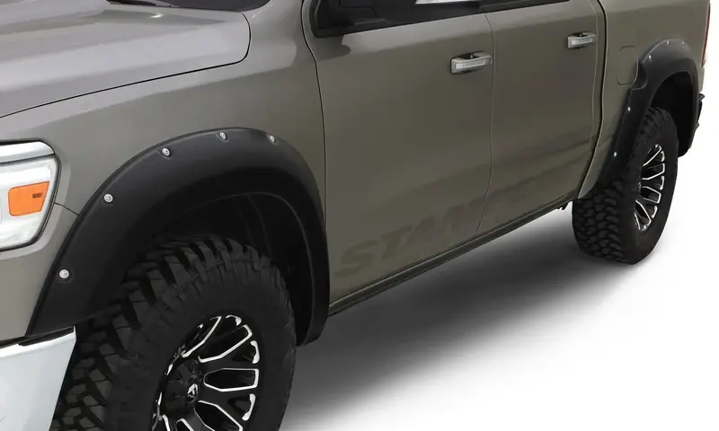 Stampede Ruff Riderz Textured Black Fender Flare Kit – Set Of 4 For Off-Road Styling 1