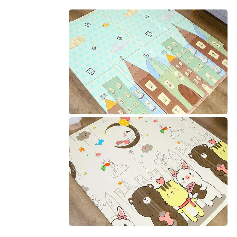 Thickened 4Cm Xpe Baby Crawling Mat – Insulated, Foldable Floor Play Pad