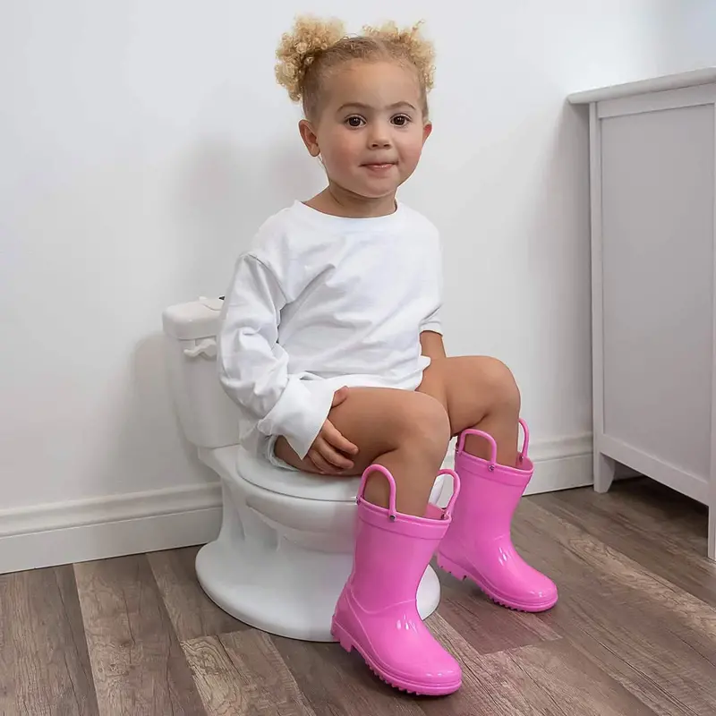 Toddler Potty Training Seat – Portable Toilet Chair With Detachable Bowl & Wipe Dispenser 1