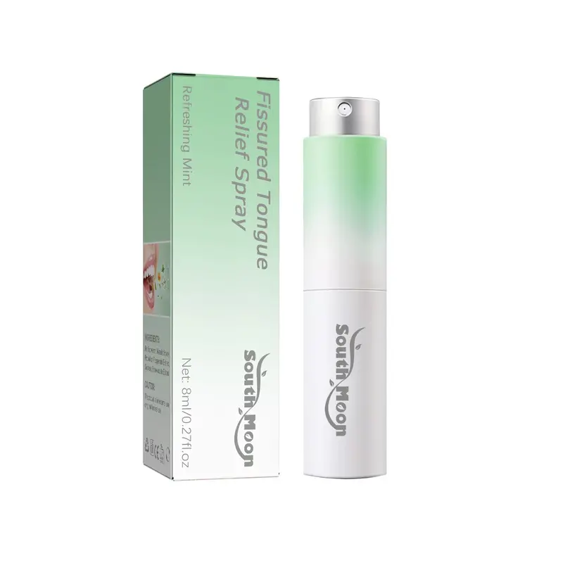Tongue Crack Relief Spray – Soothing Oral Care For Fissured Tongue & Breath Freshening 1