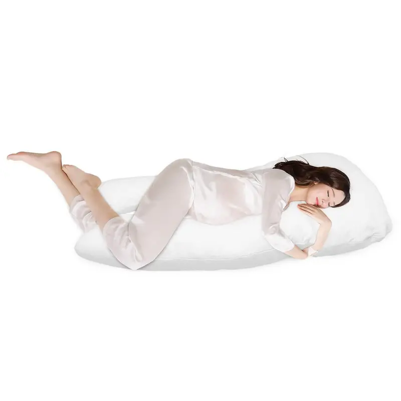 U-Shaped Full-Body Support Pillow – Ergonomic Pregnancy And Side-Sleeping Comfort Cushion 1