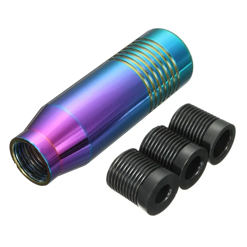 Universal Aluminum Gear Shift Knob – 8-Color Manual Transmission Replacement 1
