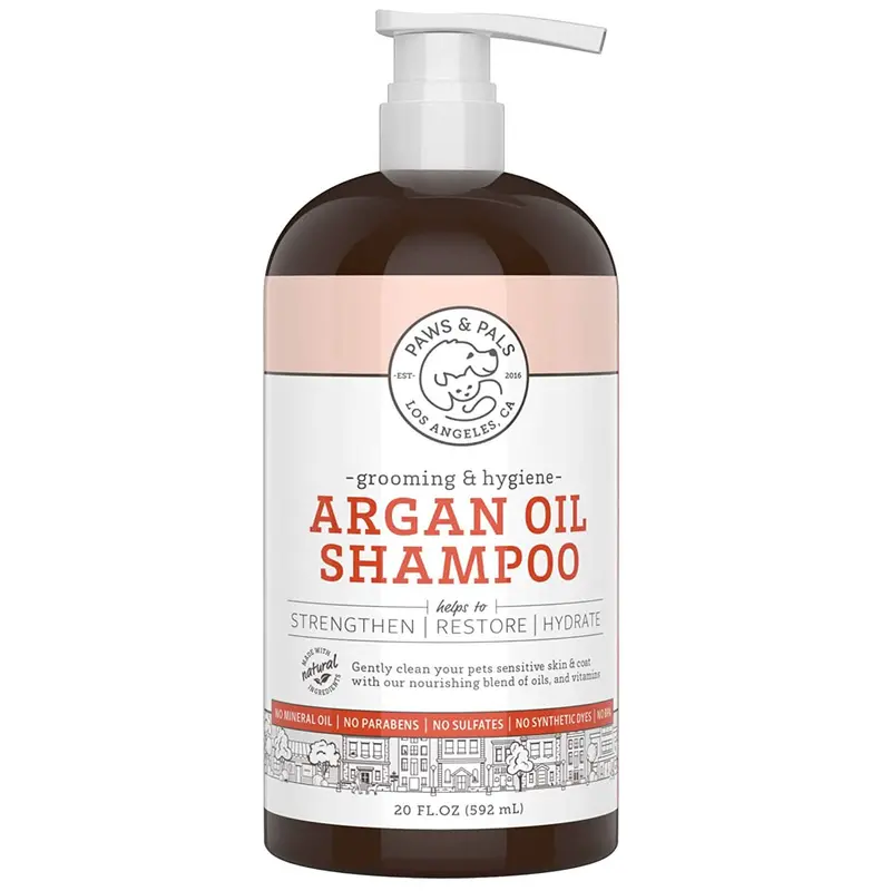 Veterinary-Formulated Argan Oil Dog Shampoo & Conditioner – Soothing 20 Oz Dual-Action Formula 1