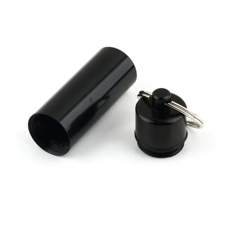 Waterproof Keychain Pill Organizer – Compact Travel-Sized Medication Case 2
