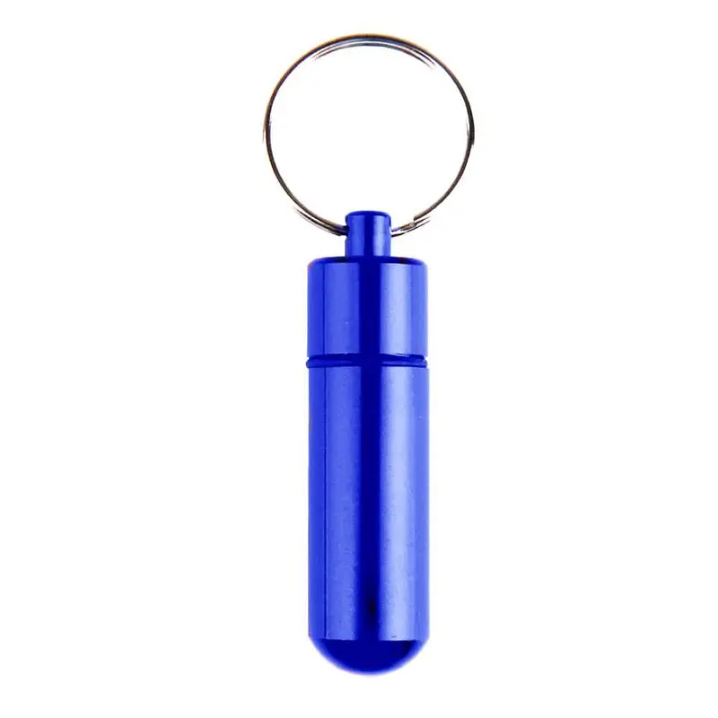 Waterproof Keychain Pill Organizer – Compact Travel-Sized Medication Case 3