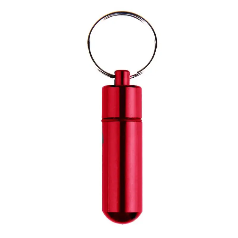 Waterproof Keychain Pill Organizer – Compact Travel-Sized Medication Case 3