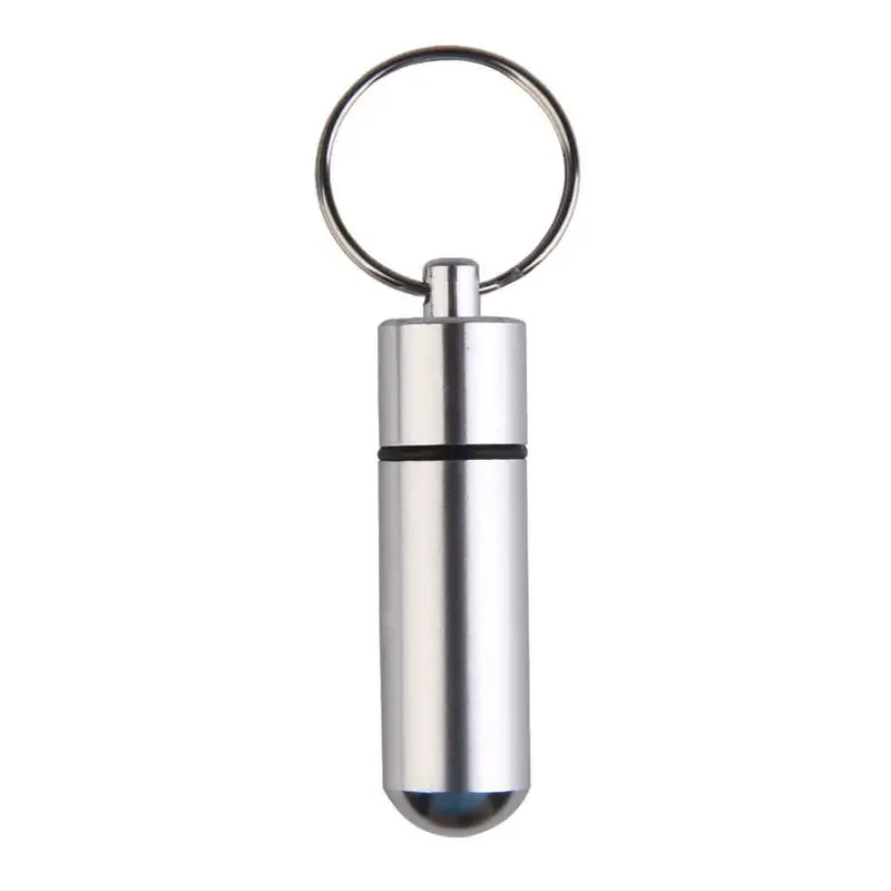 Waterproof Keychain Pill Organizer – Compact Travel-Sized Medication Case 4