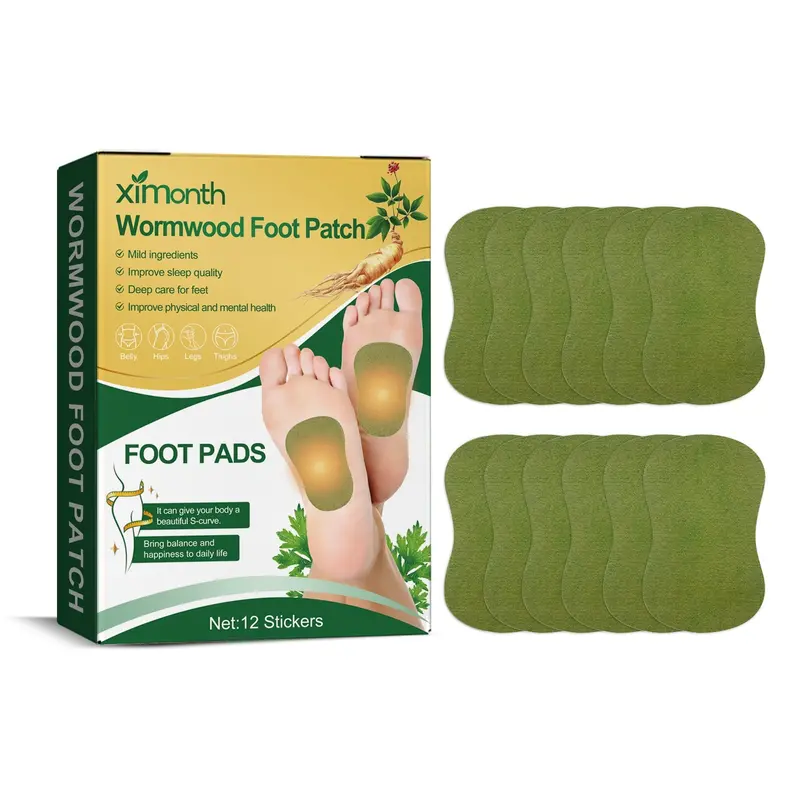 Wormwood Detox Foot Pads For Relaxation, Sleep Support, And Odor Control 1