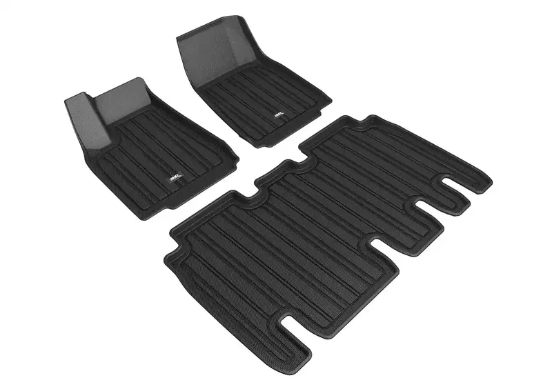 3D Maxpider E1Tl01101809 - Elitect Floor Mat Black 3 Pc. 2 Front Row 1 2Nd 1