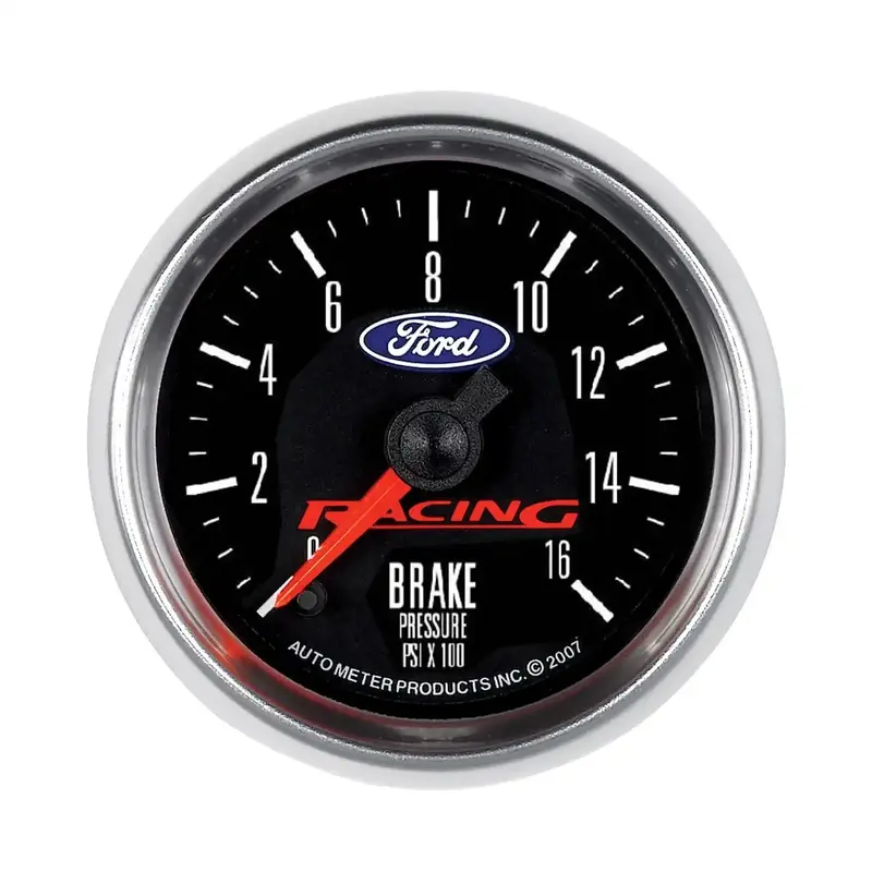 Autometer 880362 - Gauge, Brake Press, 2 5/8 , 1600Psi, Digital Stepper Motor, Ford Racing 1