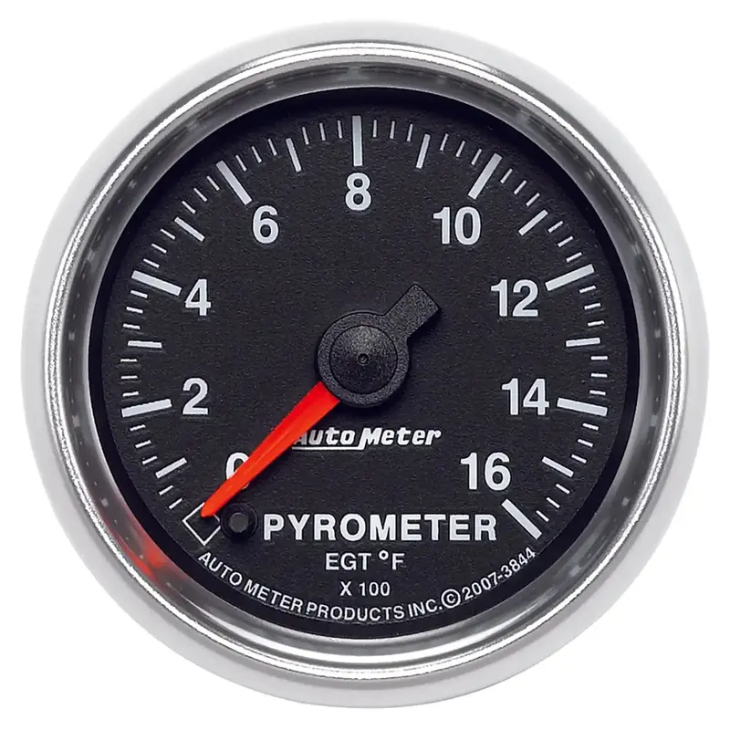 Autometer Digital Egt Pyrometer Gauge – 2-1/16", 1600°F Range, Stepper Motor Display 1