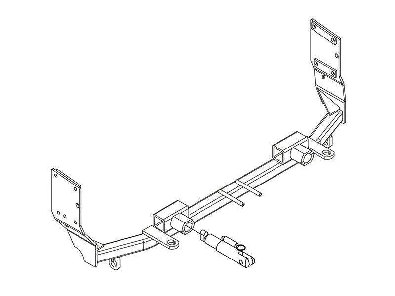 Blue Ox Bx2199 Tow Bar Base Plate With Removable Mounting Tabs – 3-Ton Rating 1